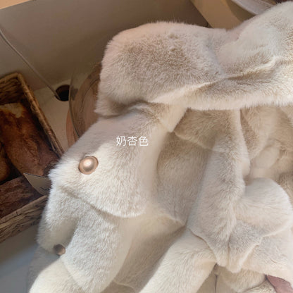 Winter Artificial Fur Overcoats for Women