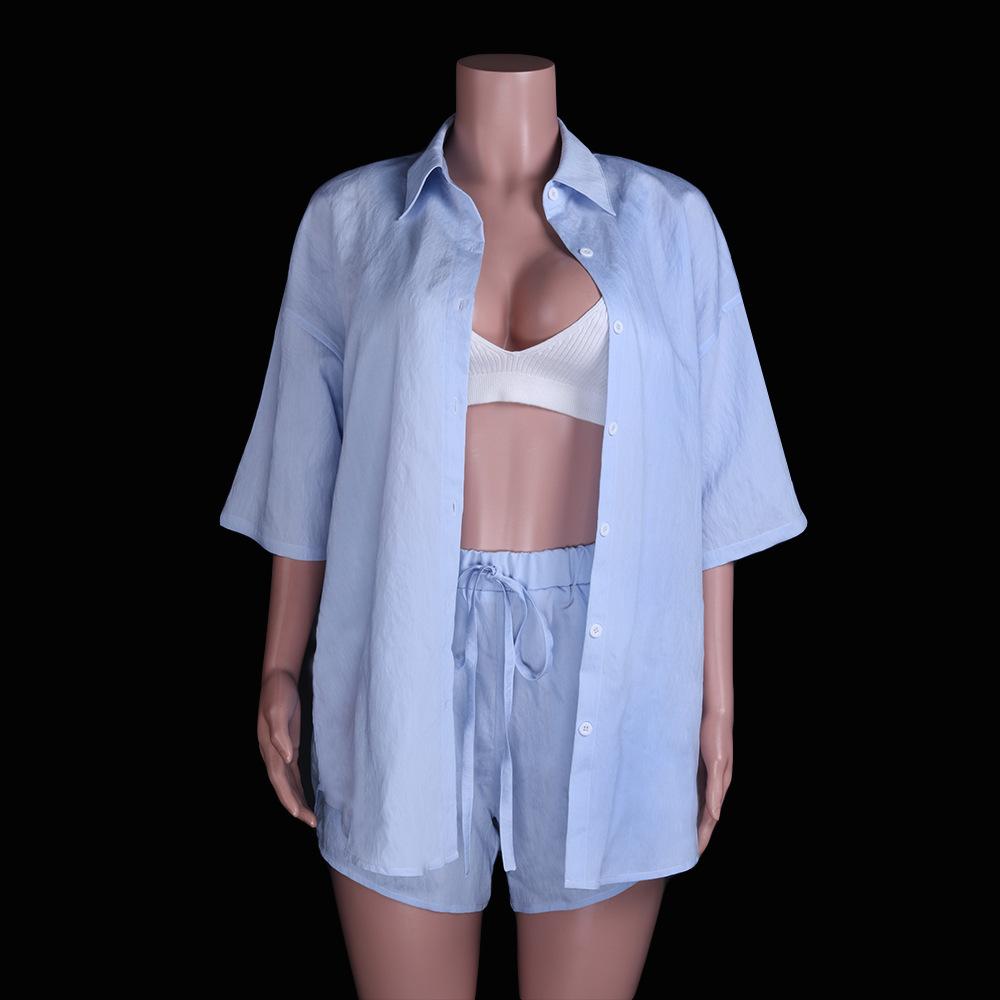 Casual Women Summer Fashion Two Pieces Suits