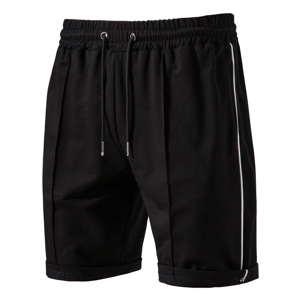 Casual Cotton Summer Elastic Waist Men's Shorts