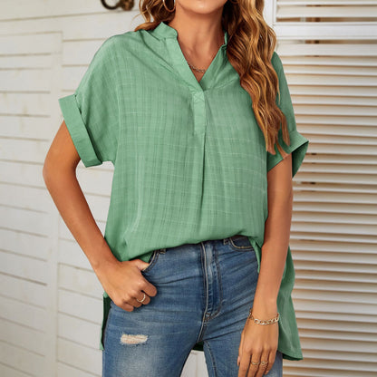 Summer Short Sleeves Women Shirts