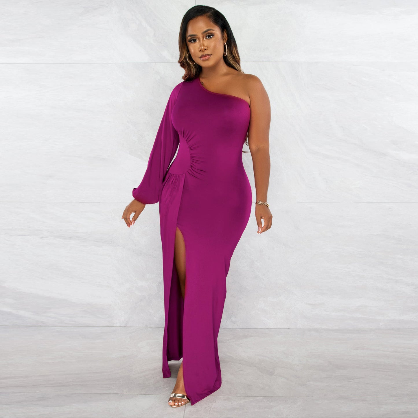 Classy One Shoulder Tight Dresses