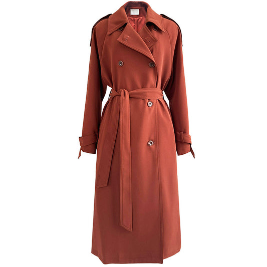 Fashion Fall Wind Break Long Overcoats for Women