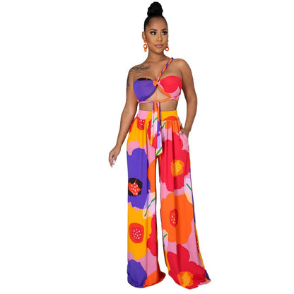 Sexy Strapless Two Pieces Women Suits