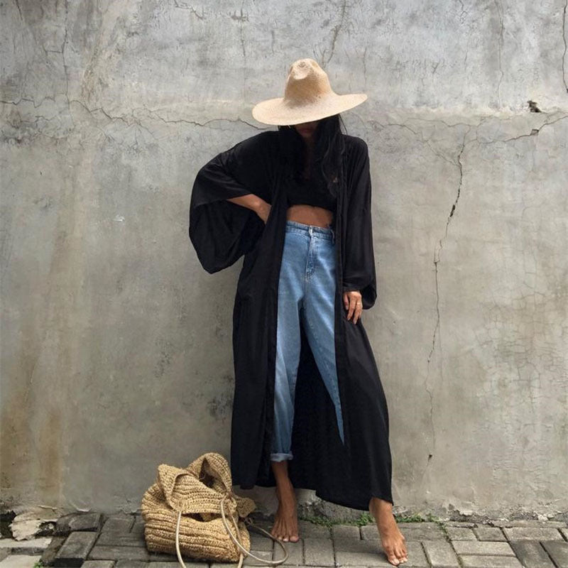 Summer Beach Holiday  Kimono Cover Up Dresses