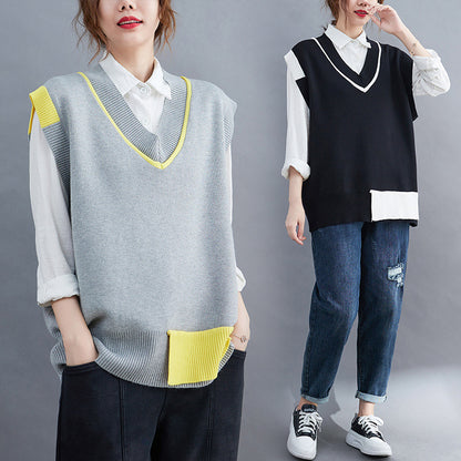 Plus Sizes Knitting Vest for Women & Men