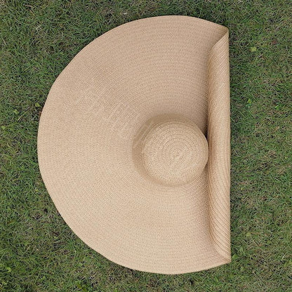 Women Summer Sun-proof Foldable Beach Hats-STYLEGOING