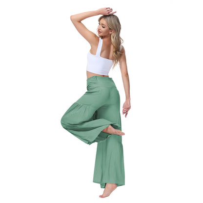 Casual Elastic Waist Loose Pants for Women