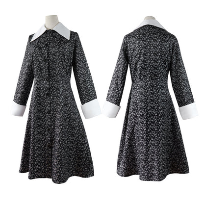 1991 The Addams Family Wednesday Addams Cosplay Costume