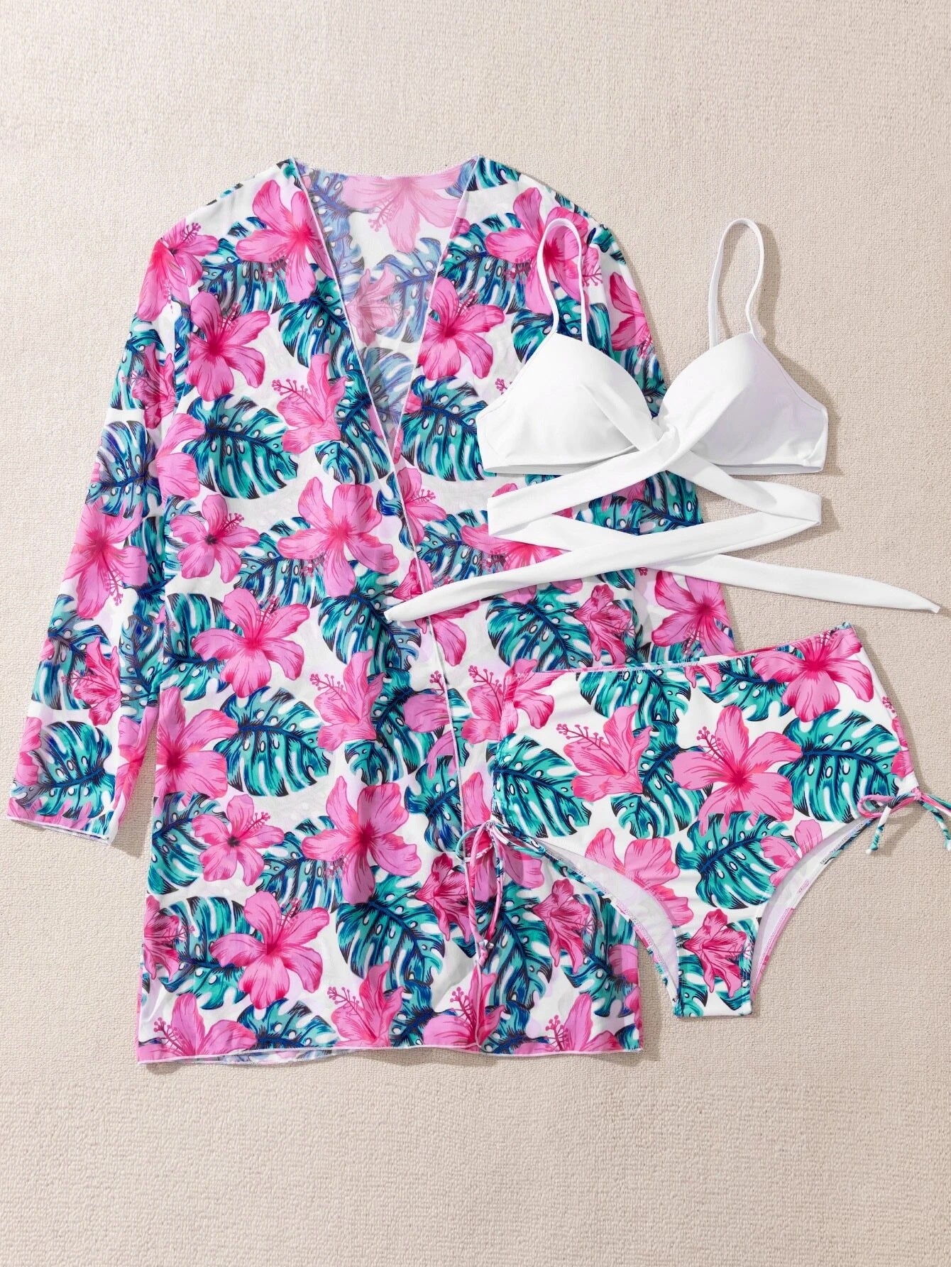 Sexy Women Bikini Swimwear 3pcs/Set