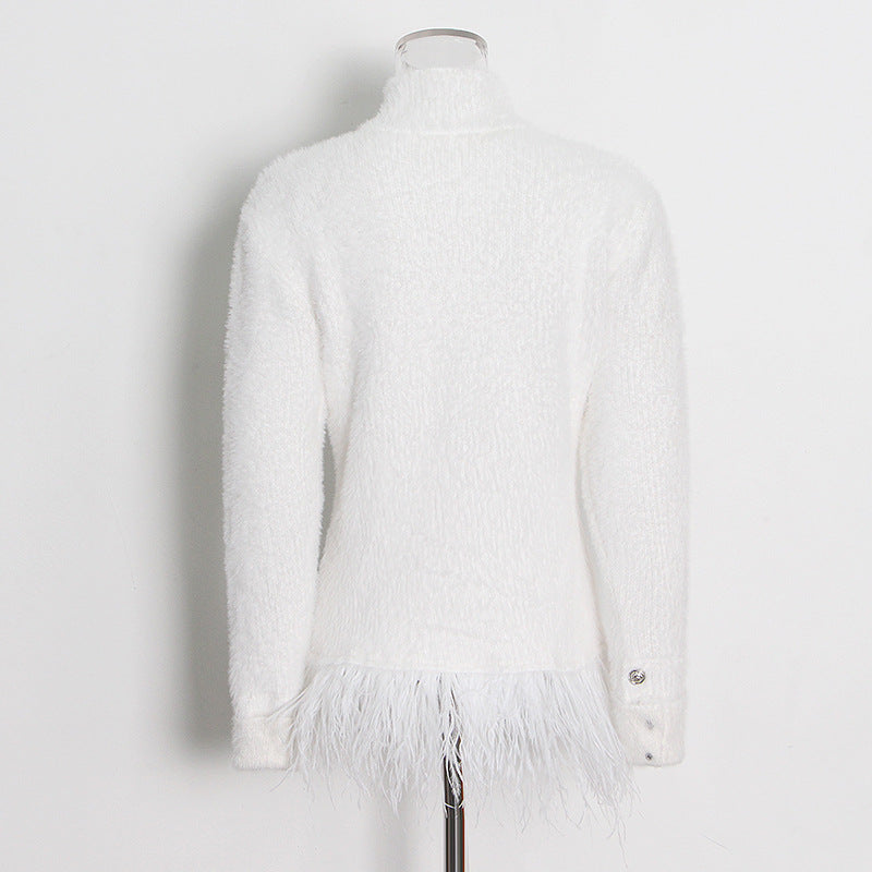 Designed Tassels Short Women Coats
