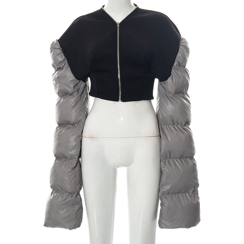 Designed Winter Cotton Short Overcoats Jacket for Women