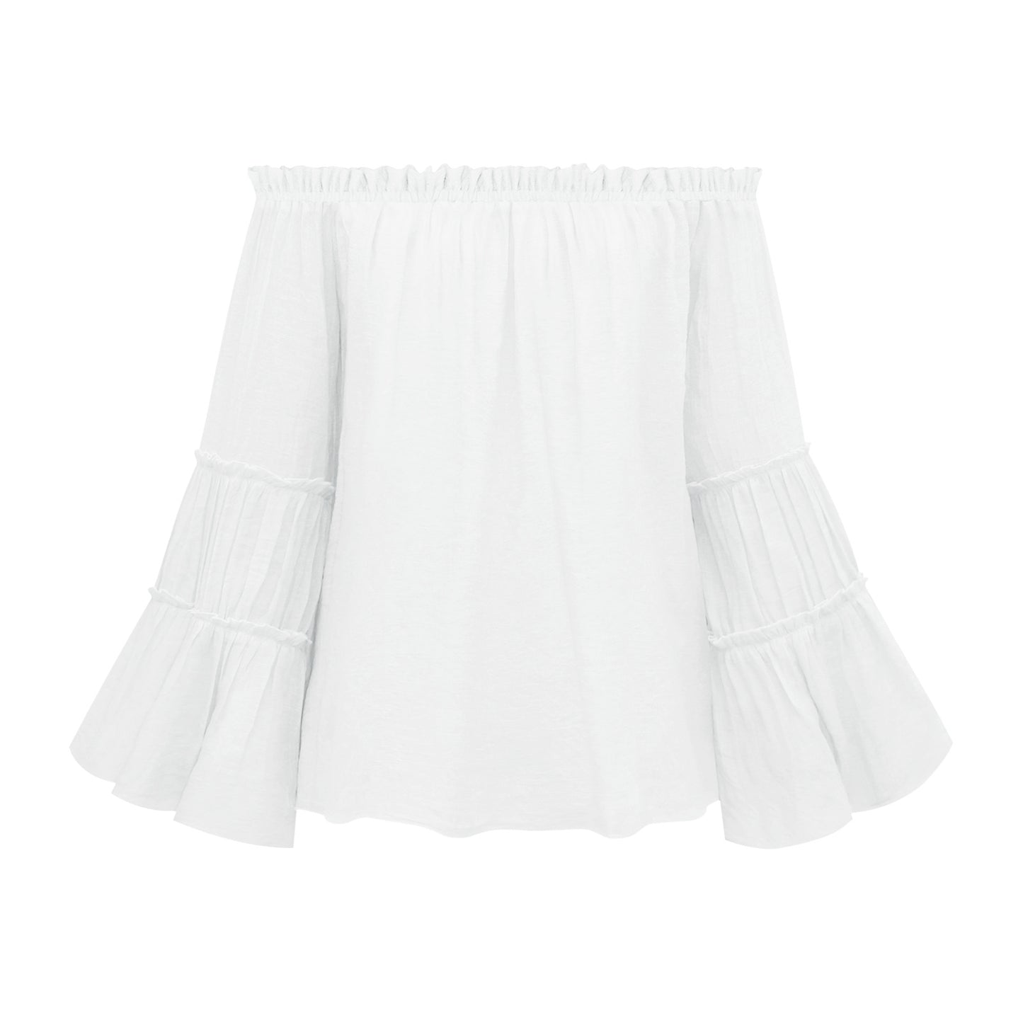 Casual Off The Shoulder Summer Long Sleeves Women Blouses
