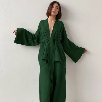 Women Casual Long Sleeves Home Wear Suits