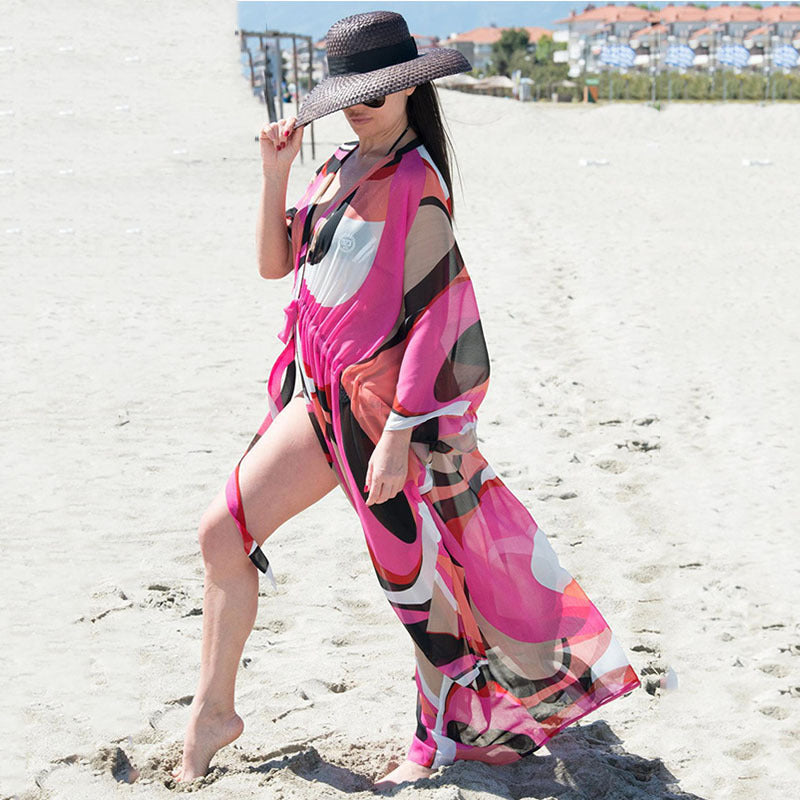 Summer Chiffon Beach Cover Up Dresses for Women