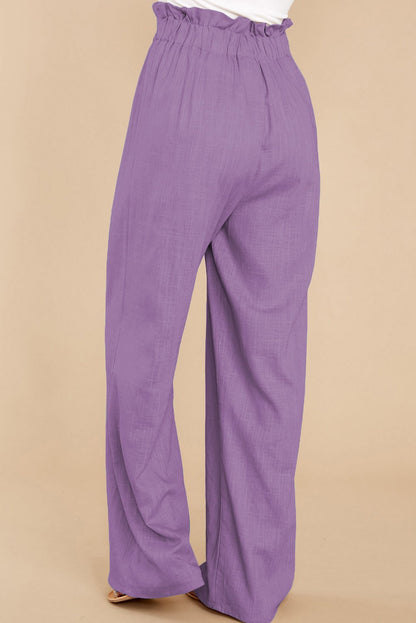 Casual Women Linen Long Pants--Free Shipping at meselling99