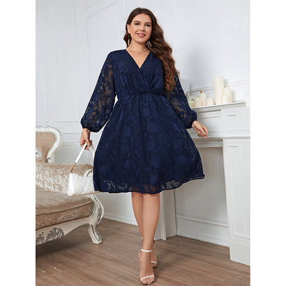 Designed Plus Sizes Lace Dresses