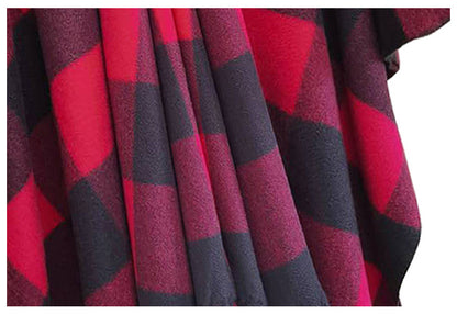 Winter Tassels Shawls Cape for Women