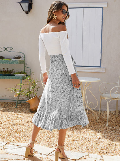 Sexy Summer Irregular Chiffon Skrts