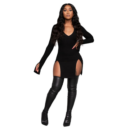 Sexy Long Sleeves Night Party Dresses
