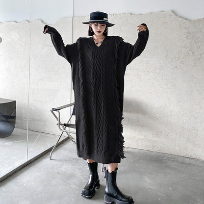 Fashion Winter Knitting Long Dresses