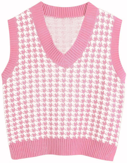 Fashion Sleeveless Women Knitting Vest