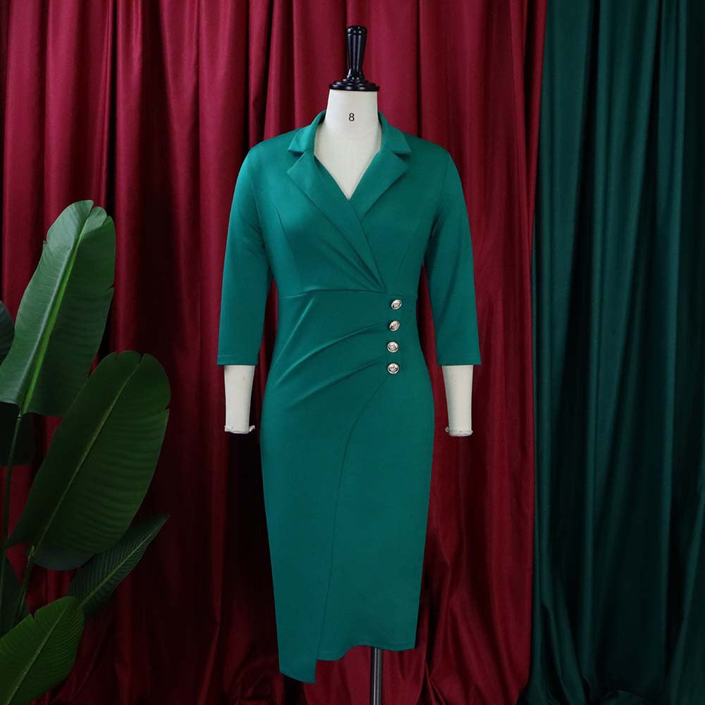 Elegant Office Lady Pencil Sheath Dresses