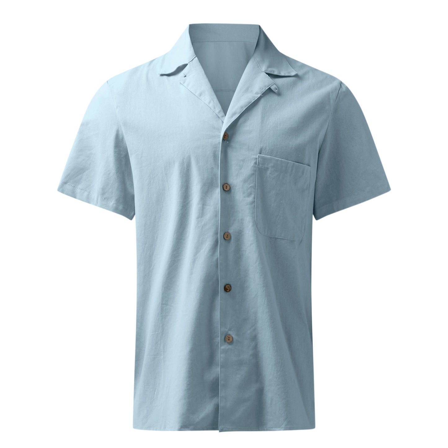 Casual Linen Short Sleeves Shirts for Men
