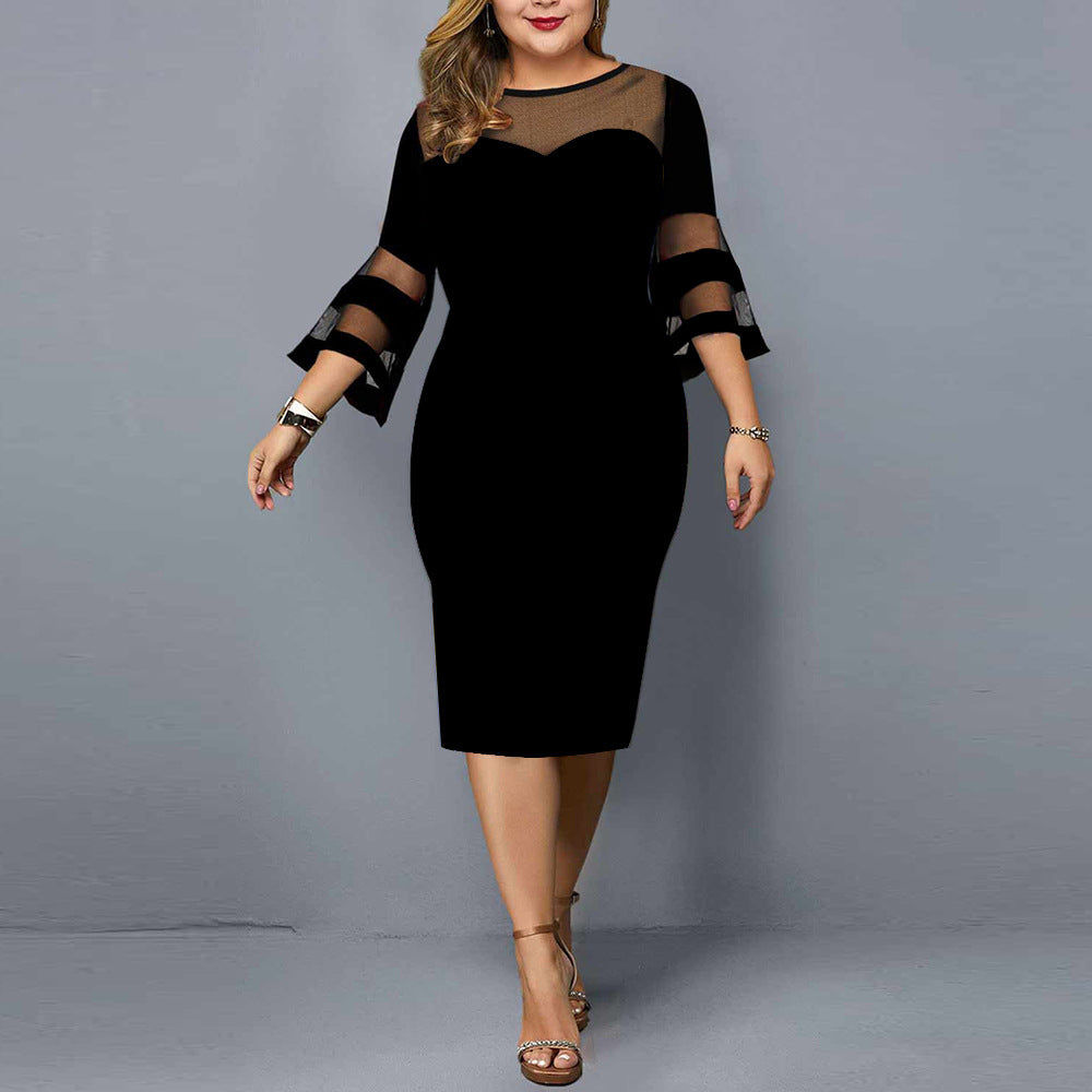 Women Plus Sizes Bodycon Dresses