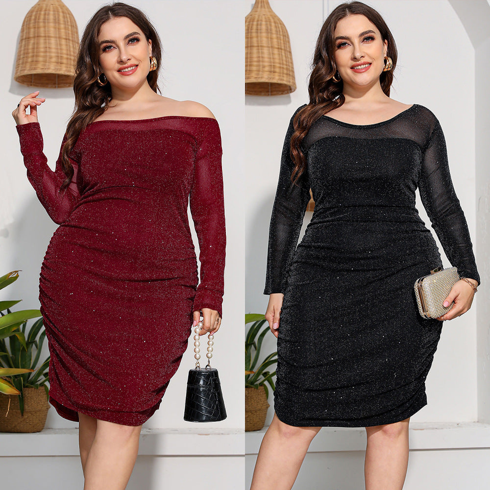 Sexy High Waist Plus Sizes Women Party Dresses
