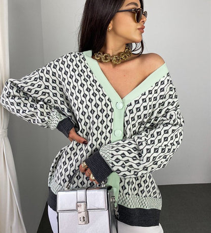 Fashoin Irregular Women Casual Loose Cardigan Sweaters