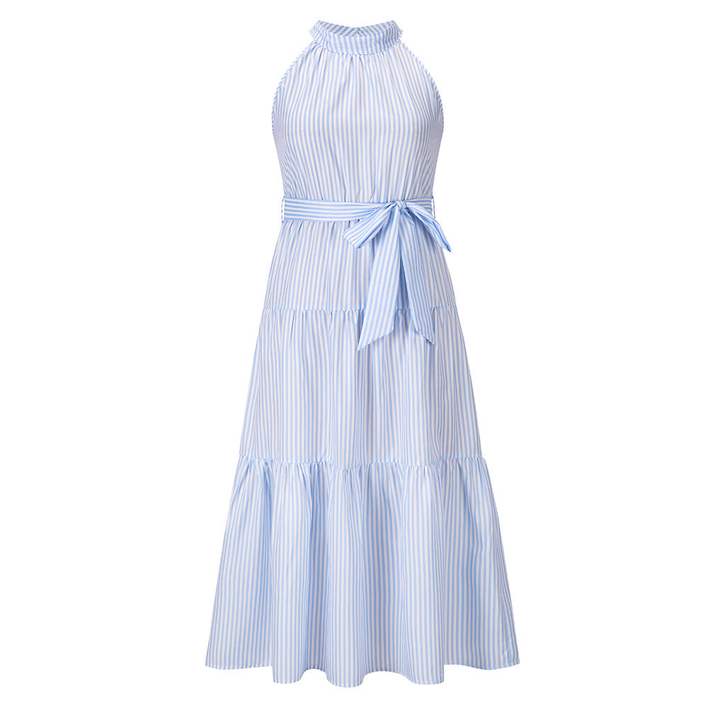 Summer Striped Summer Long Maxi Dresses