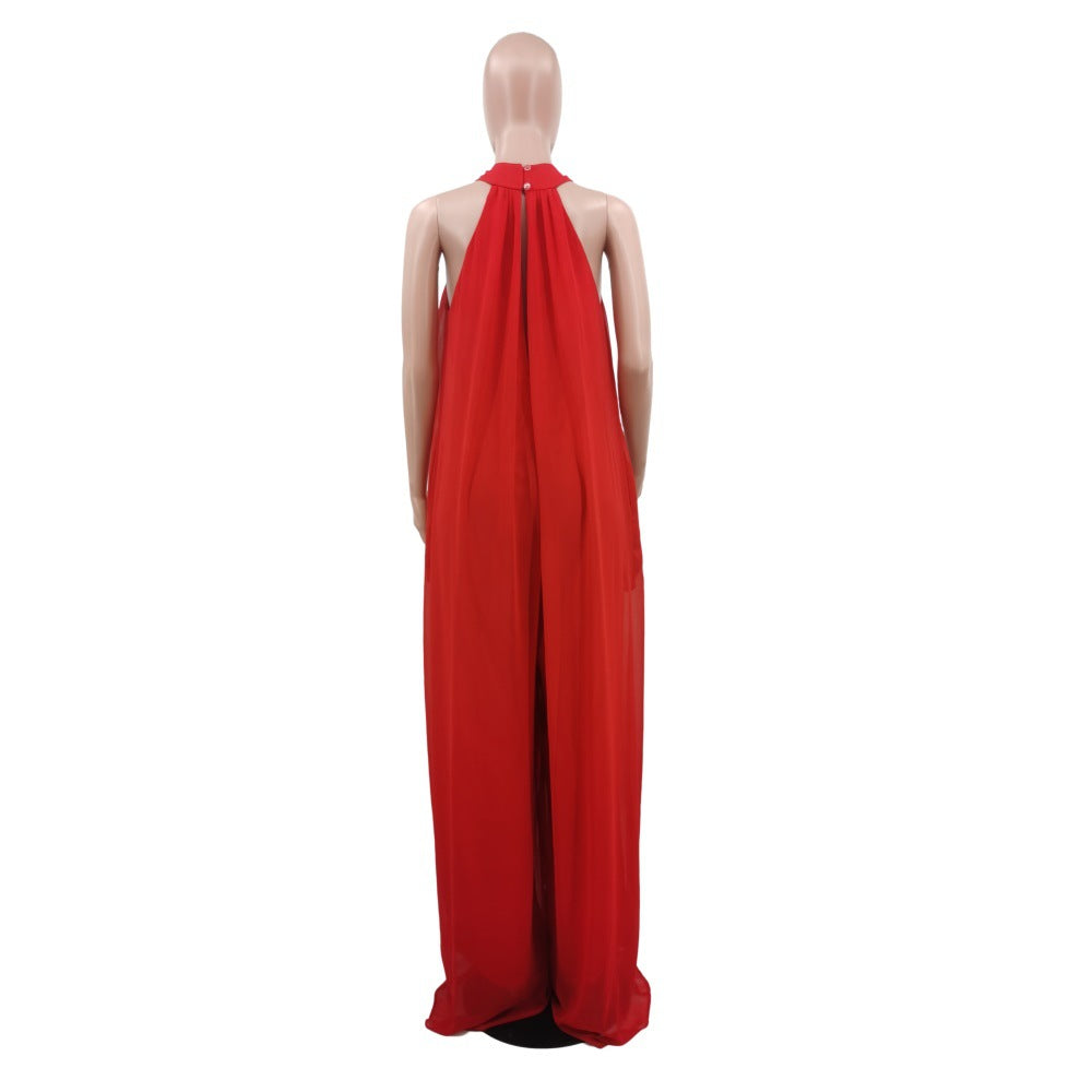 Casual Chiffon Loose Jumpsuits for Women