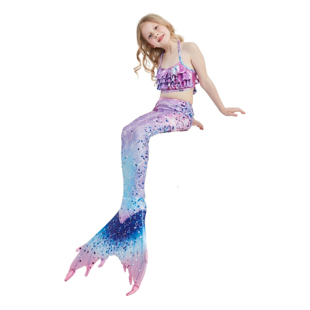 Gorgeous Three Pieces Mermaid Style Swimsuits