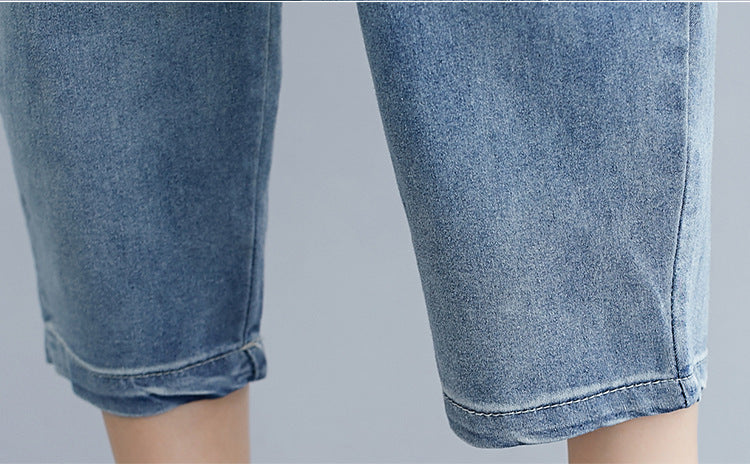 Vintage Embroidery Summer Jeans for Women