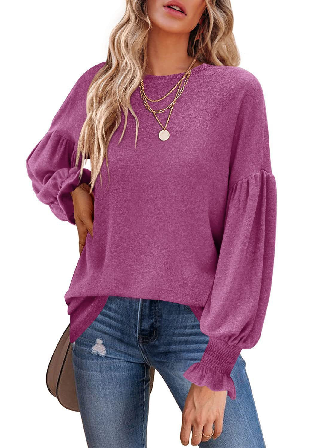 Casual Women Long Sleeves T Shirts