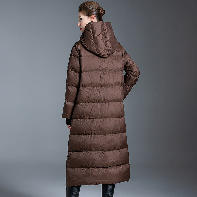 Luxury Winter Plus Sizes Long Down Coats for Women