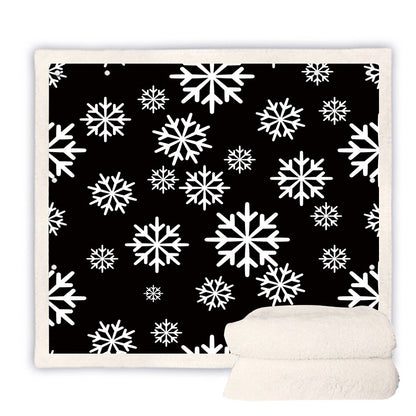 2 In 1 Warm Soft Throw Blanket for Christmas