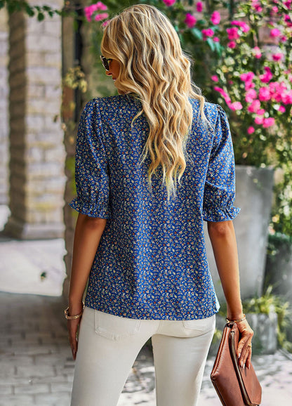 Designed Summer Half Sleeves Blouses for Women