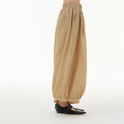 Vintage Designed Plus Sizes Summer Wide Legs Pants