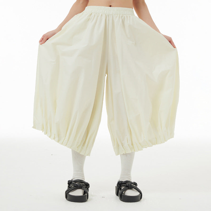 Designed Summer Plus Sizes Cropped Pants