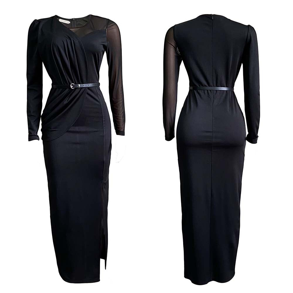 Sexy Split Front Plus Sizes Women Long Party Dresses