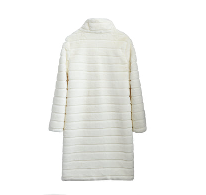 Fashion Artificial Fur Winter Long Overcoats for Women