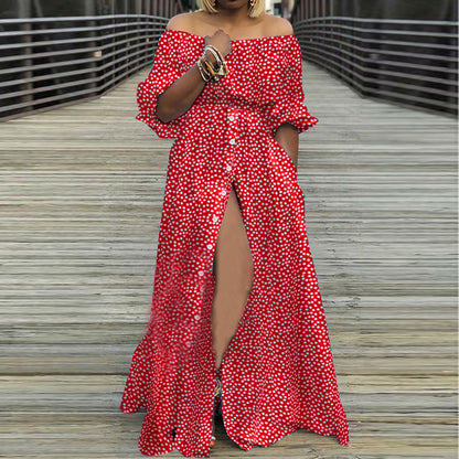 Sexy Off The Shoulder Long Maxi Dresses