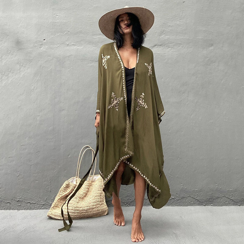 Boho Summer Holiday Kimono Cover Up Dresses