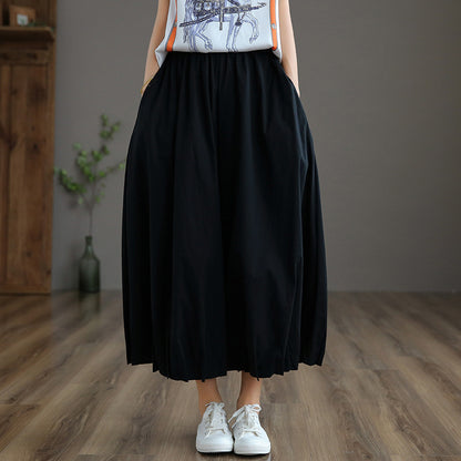 Casual Summer High Waist Women A Line Dresses