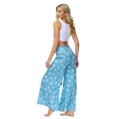Casual Dyed Trumpet Pants for Women