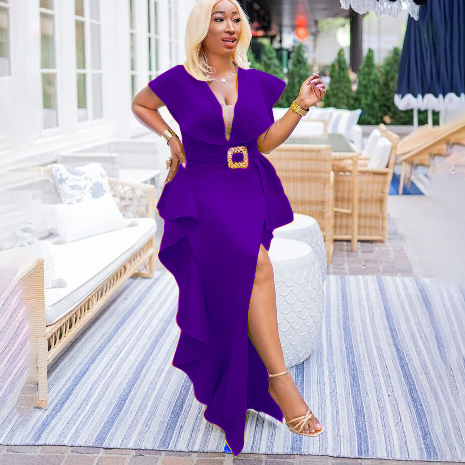 Sexy Irregular Plus Sizes Party Dresses for Women