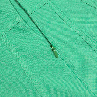 Elegant Green Off The Shoulder Sheath Party Dresses