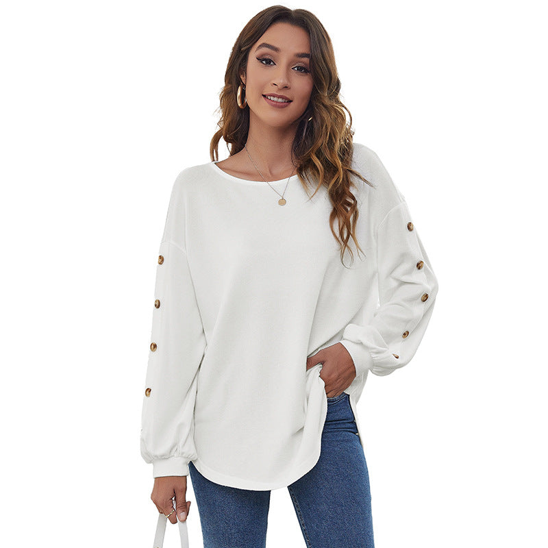 Casual Women Long Sleeves T Shirts