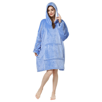 Plus Sizes Warm Hoodies Sleepwear for Couple